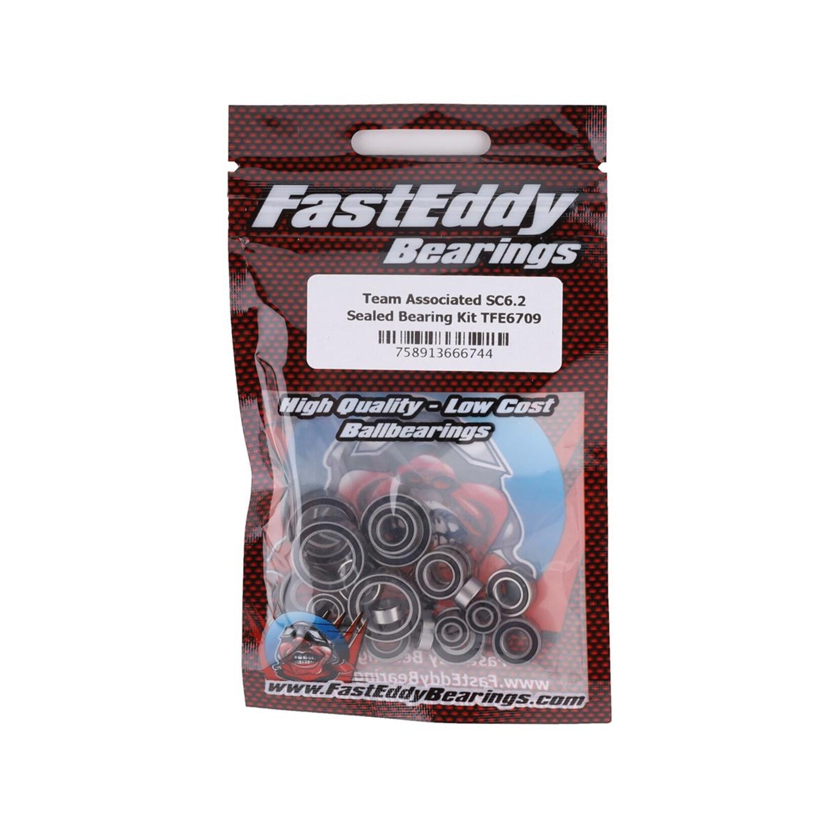 FastEddy #TFE6709 FastEddy Team Associated SC6.2 Sealed Bearing Kit