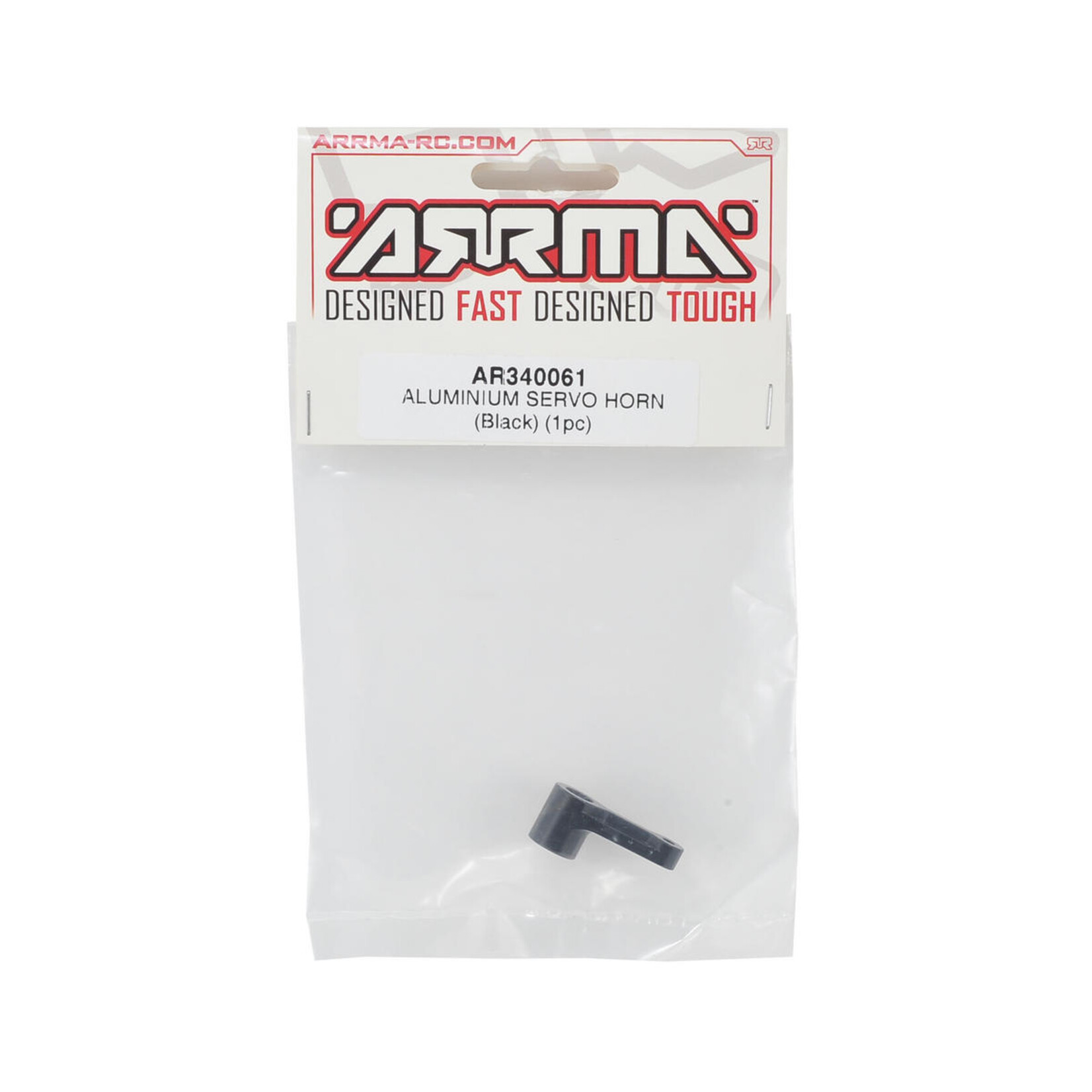 ARRMA Arrma Aluminum 25T Servo Horn (Black) #AR340061