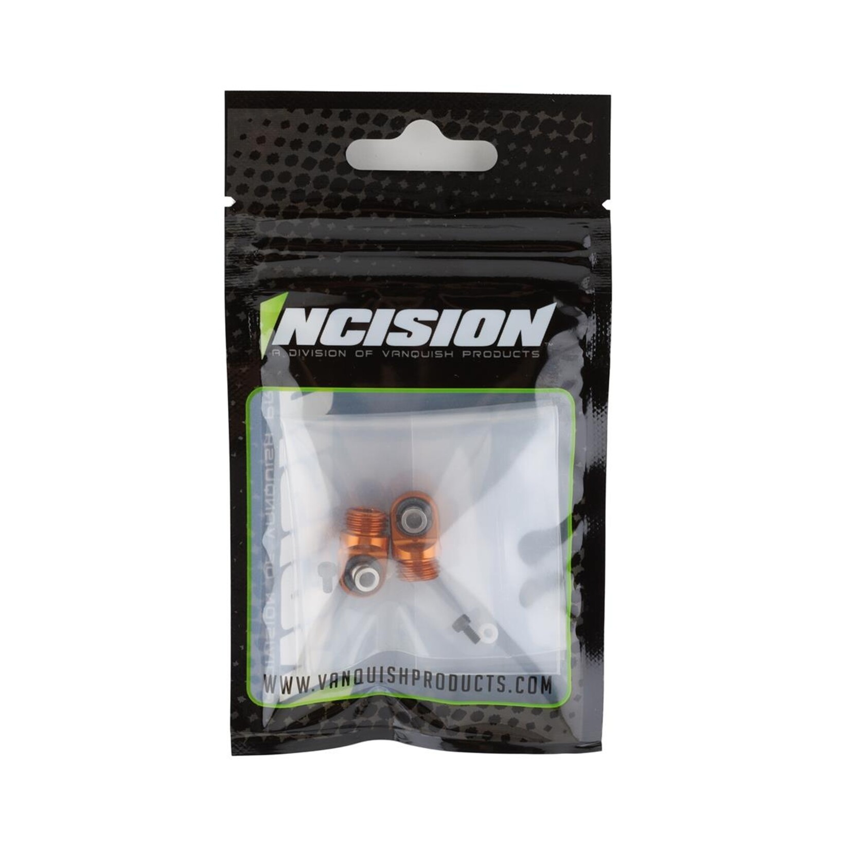 Incision Incision S8E Machined Aluminum Shock Cap (Orange) #IRC00515