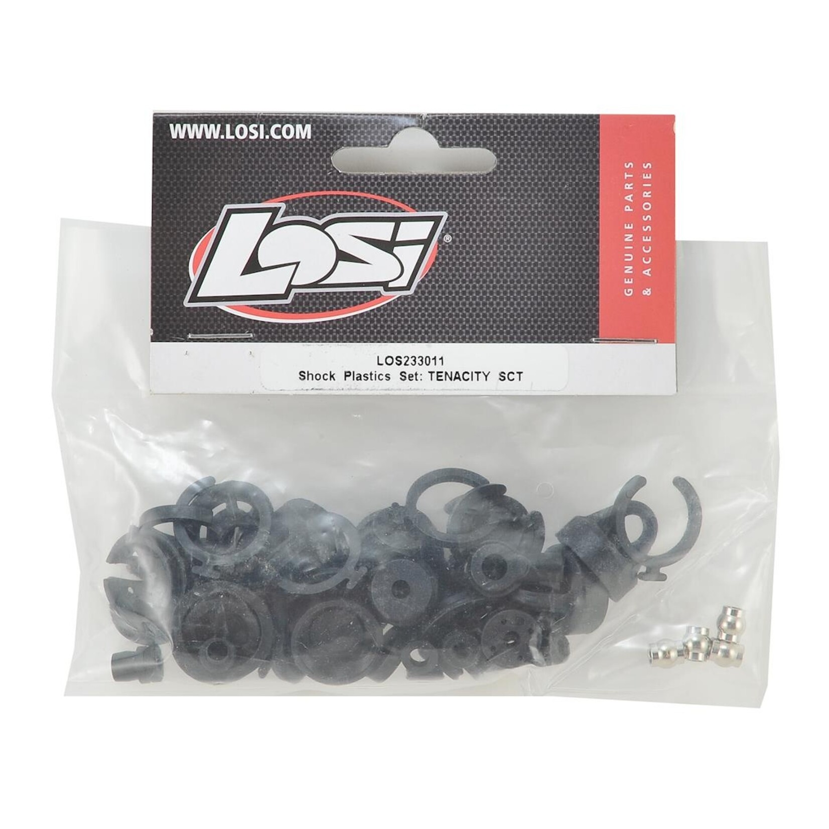 Losi #LOS233011 Losi Tenacity SCT Shock Plastics Set