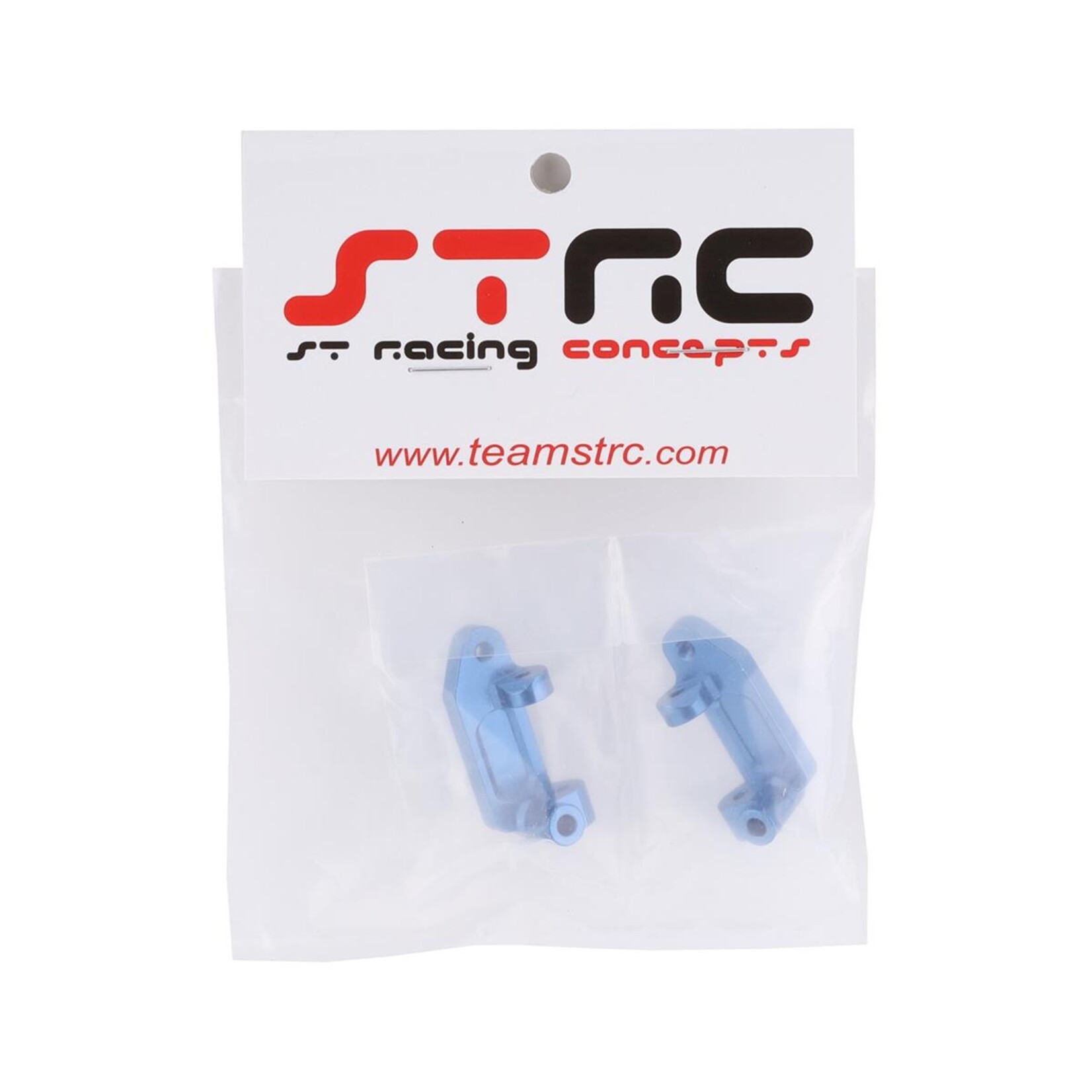 ST Racing Concepts ST Racing Concepts Traxxas Drag Slash Aluminum Caster Blocks (2) (Blue) #ST2432B