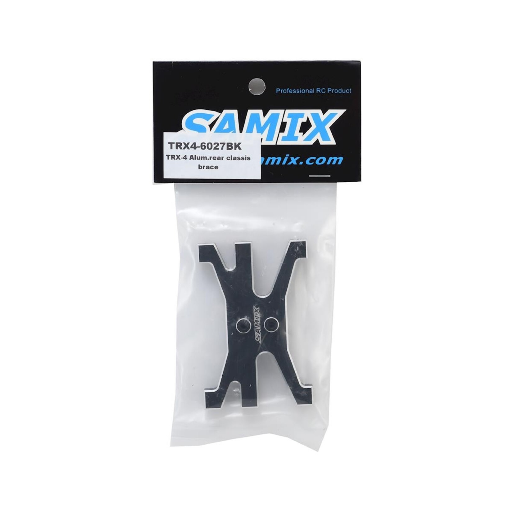Samix Samix Traxxas TRX-4 Aluminum Rear Chassis Brace (Black) #SAMTRX4-6027-BK