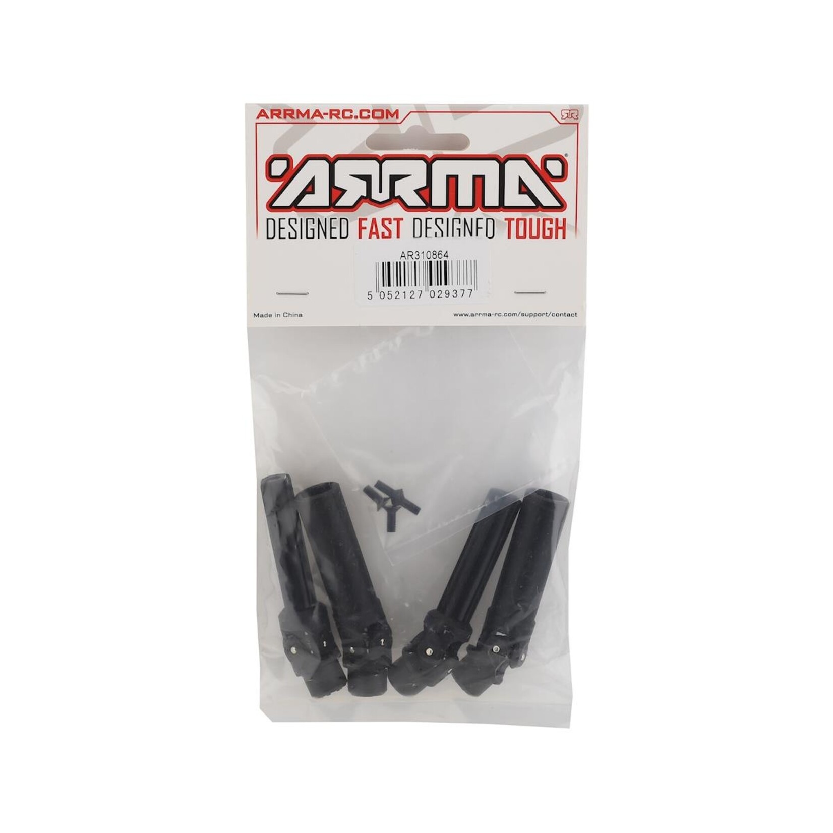 ARRMA Arrma 4x4 Composite Rear Slider Driveshaft Set #AR310864