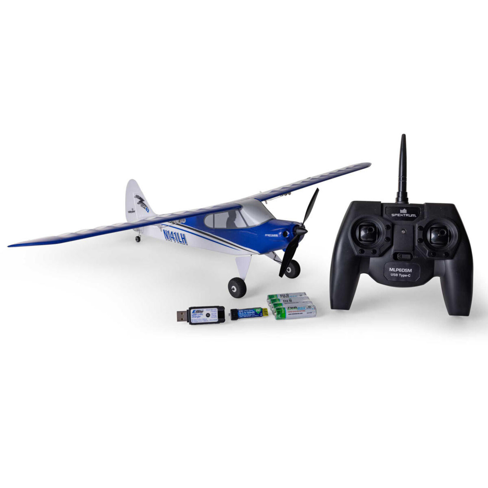 HobbyZone #HBZ444000 HobbyZone Sport Cub S 2 RTF Electric Airplane w/SAFE (616mm)