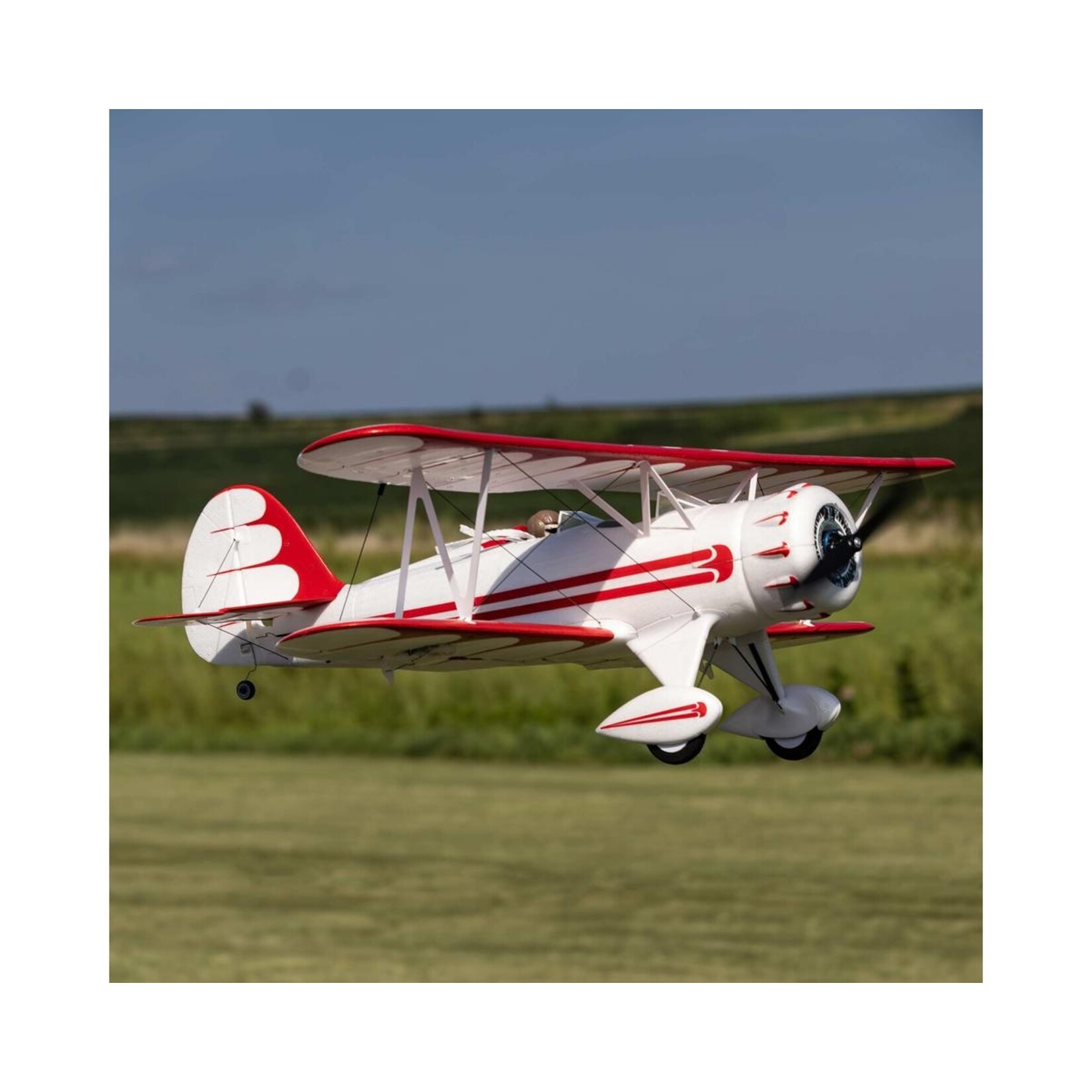 E-flite #EFLU53550 E-flite Ultra-Micro UMX Waco BNF Basic Electric Airplane (550mm) (White) w/AS3X & SAFE