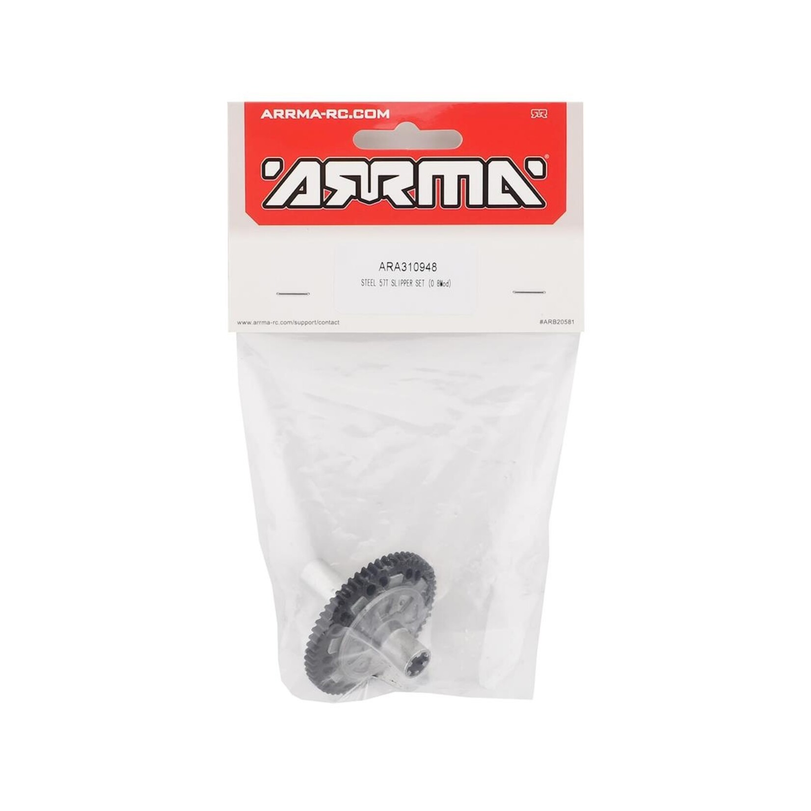 ARRMA #ARA310948  Arrma 4S BLX 0.8Mod Steel Slipper Set (57T)