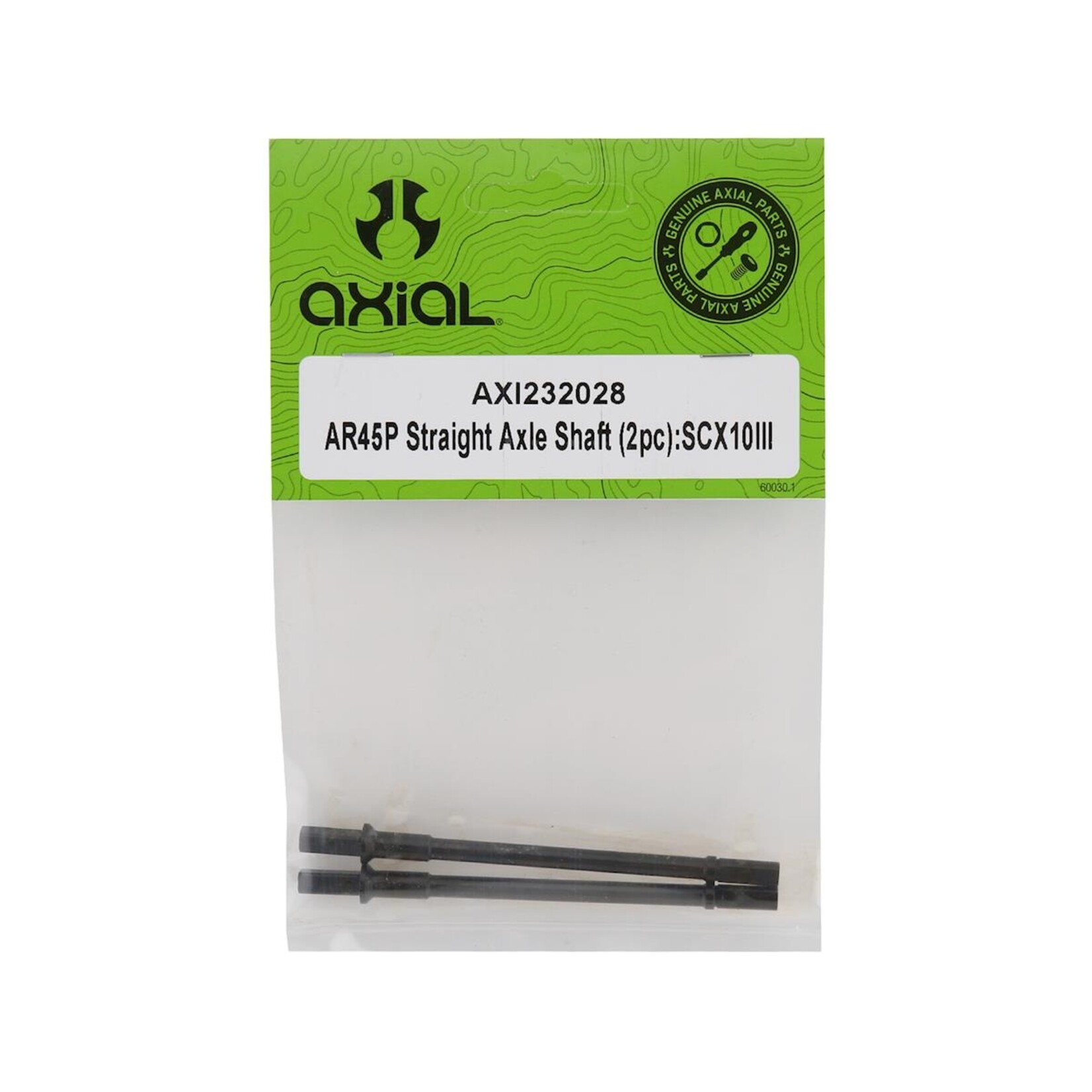 Axial #AXI232028 Axial SCX10 III AR45P Straight Axle Shaft (2)