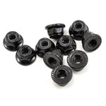 Axial #AXIC3150 Axial 4mm Serrated Nylon Lock Nut (Black) (10)