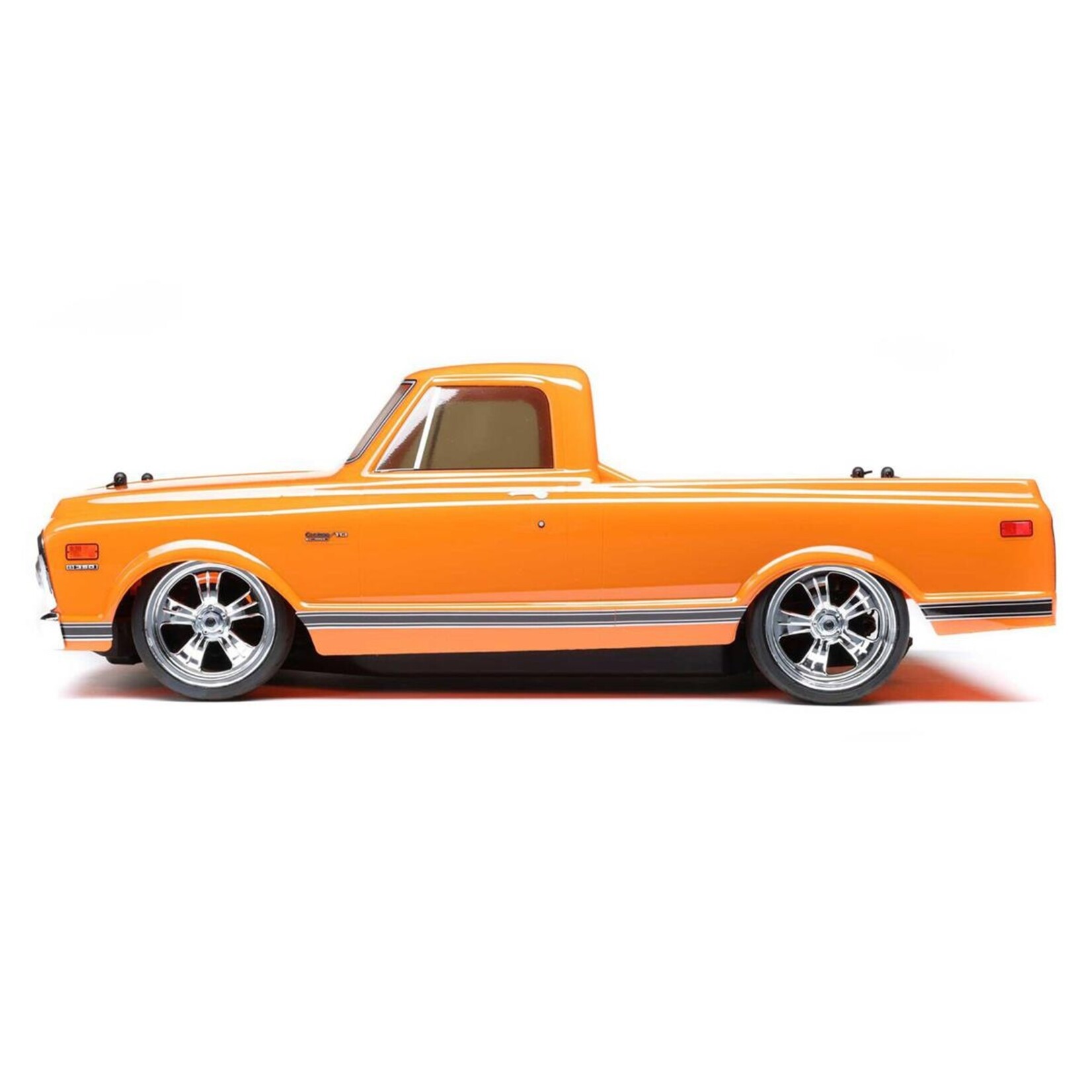 Losi #LOS03034T1  Losi 1972 Chevy C10 Pickup V100 RTR 1/10 Electric 4WD On-Road Car (Orange) w/2.4GHz Radio