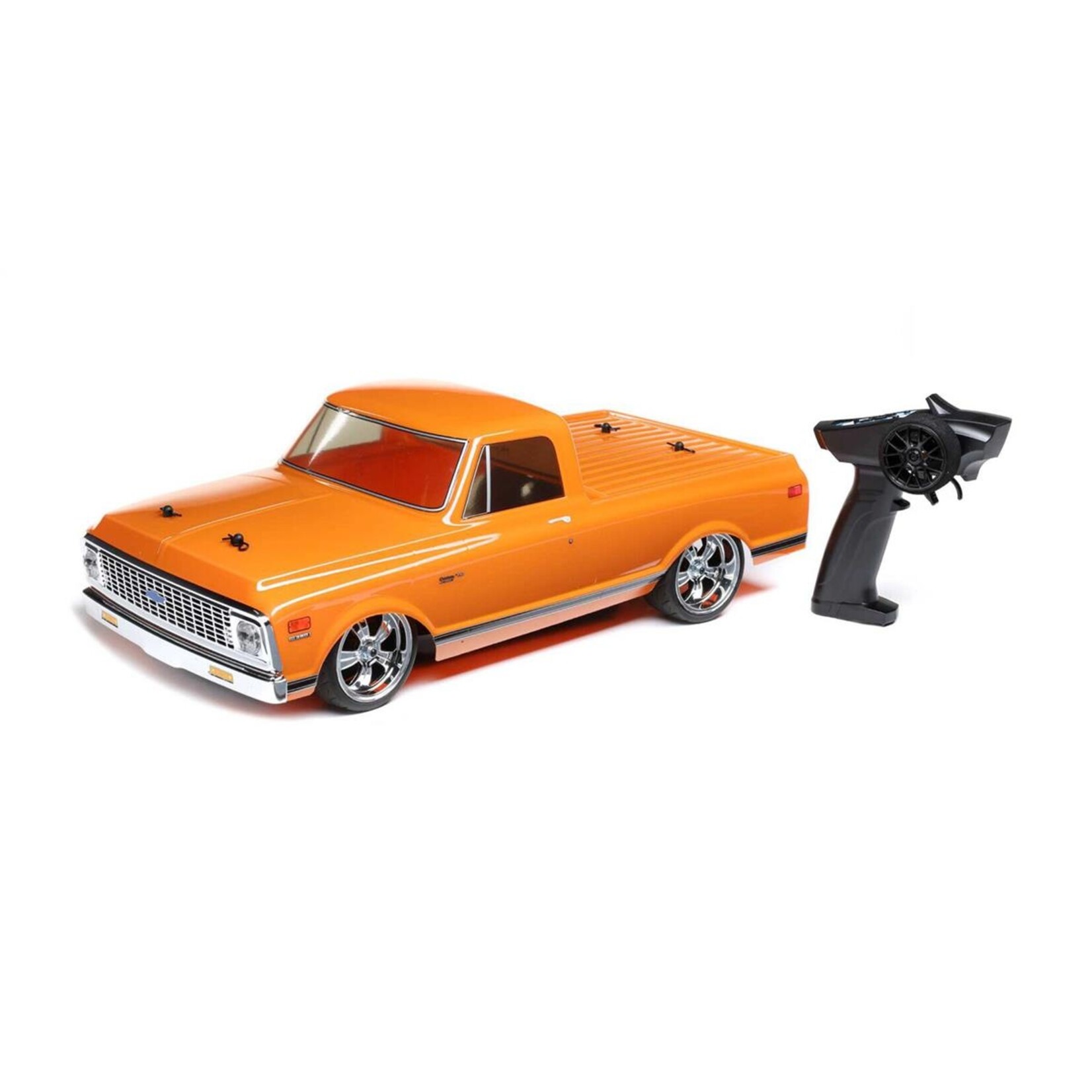 Losi #LOS03034T1  Losi 1972 Chevy C10 Pickup V100 RTR 1/10 Electric 4WD On-Road Car (Orange) w/2.4GHz Radio