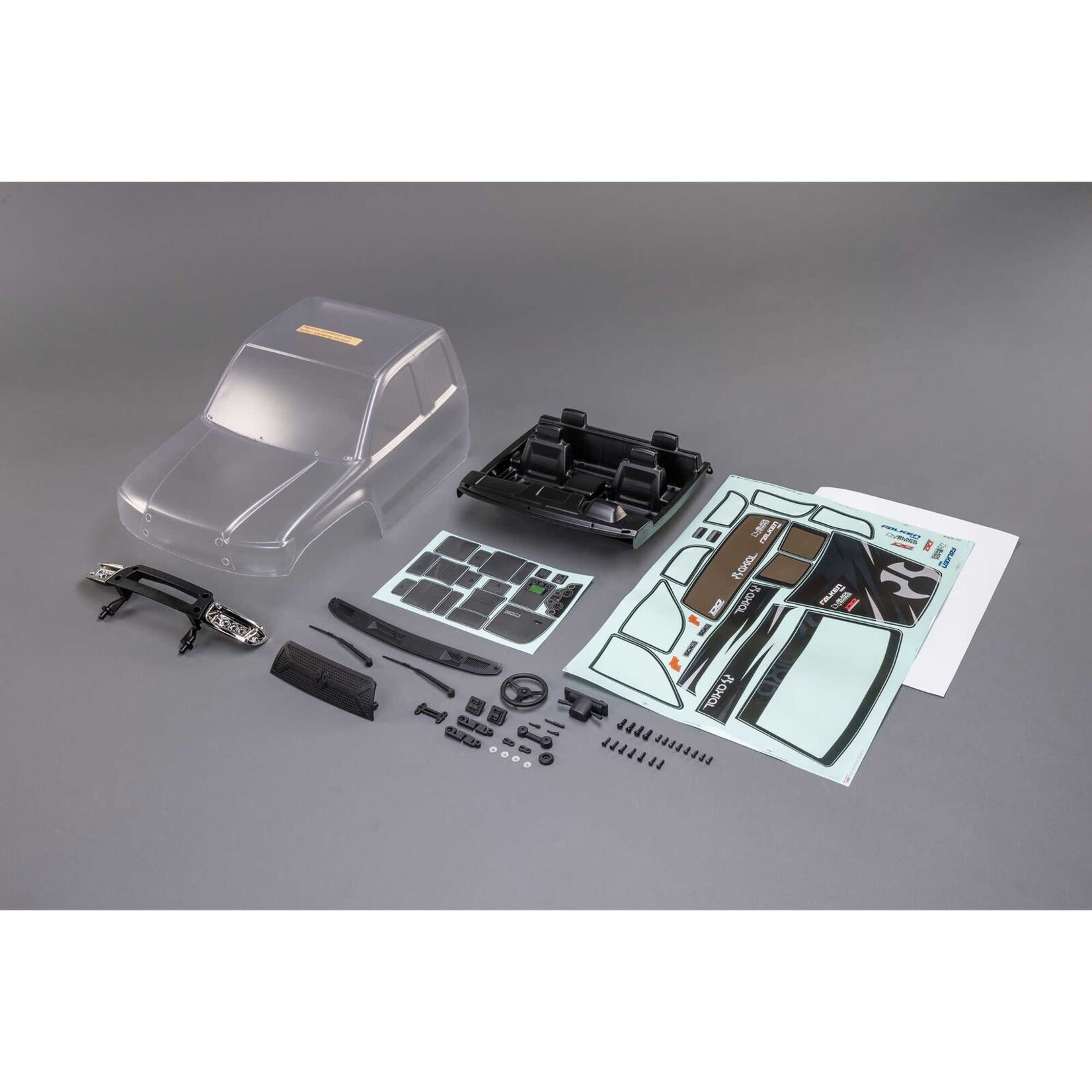 Axial #AXI250011  Axial SCX6 Trail Honcho Body & Interior Set (Clear)