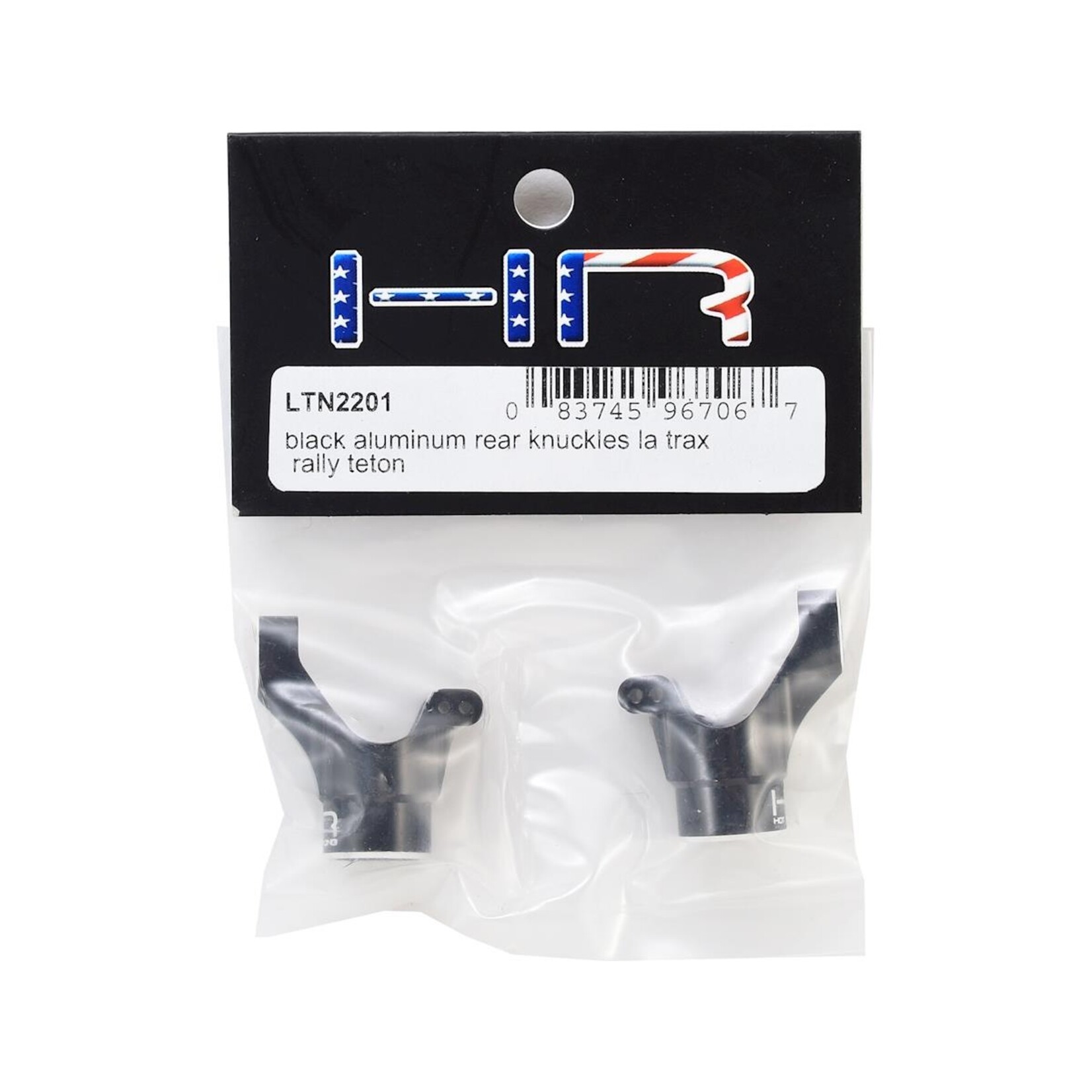 Hot Racing #LTN2201 Hot Racing LaTrax Rally/Teton Aluminum Rear Knuckle Set (Black)