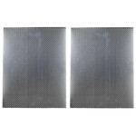Hot Racing Hot Racing Aluminum Scale Diamond Plate Sheet (Silver) (2) (22x28cm) #ACC1808DP