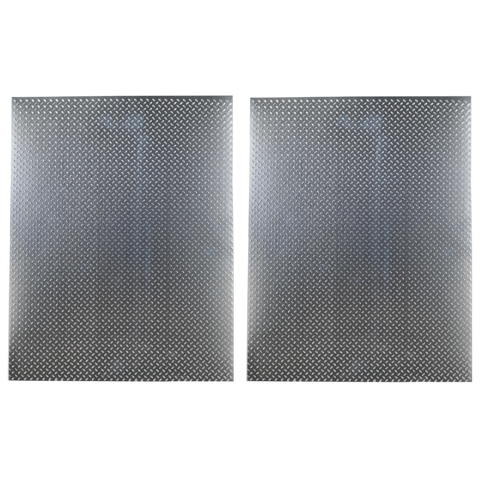 Hot Racing #ACC1808DP Hot Racing Aluminum Scale Diamond Plate Sheet (Silver) (2) (22x28cm)