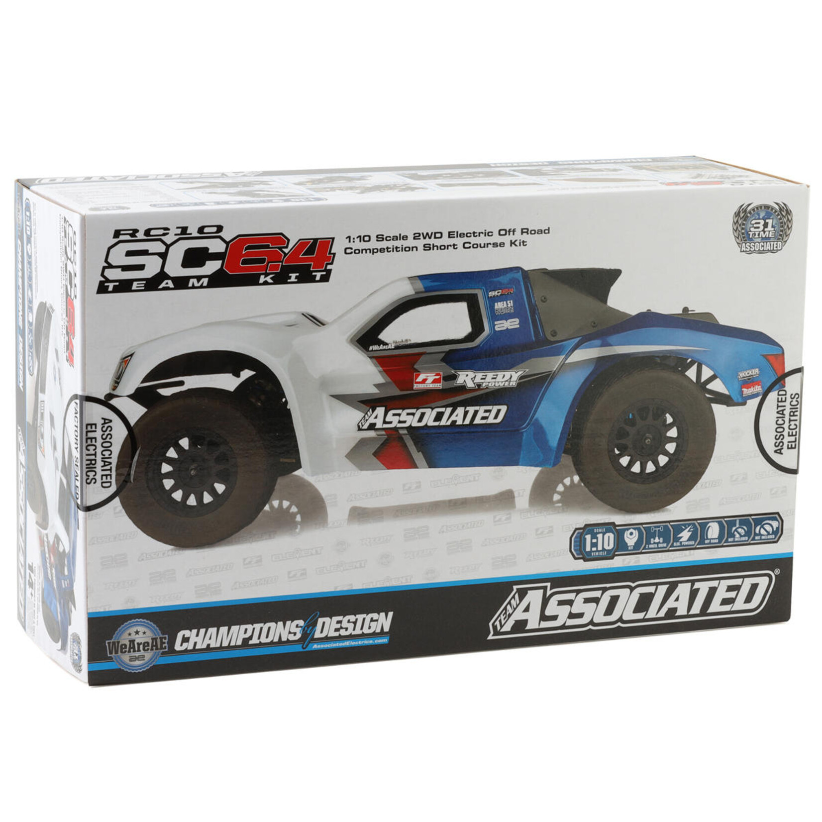 Team Associated Team Associated RC10SC6.4 1/10 Off Road Electric 2WD Short Course Truck Team Kit #70009