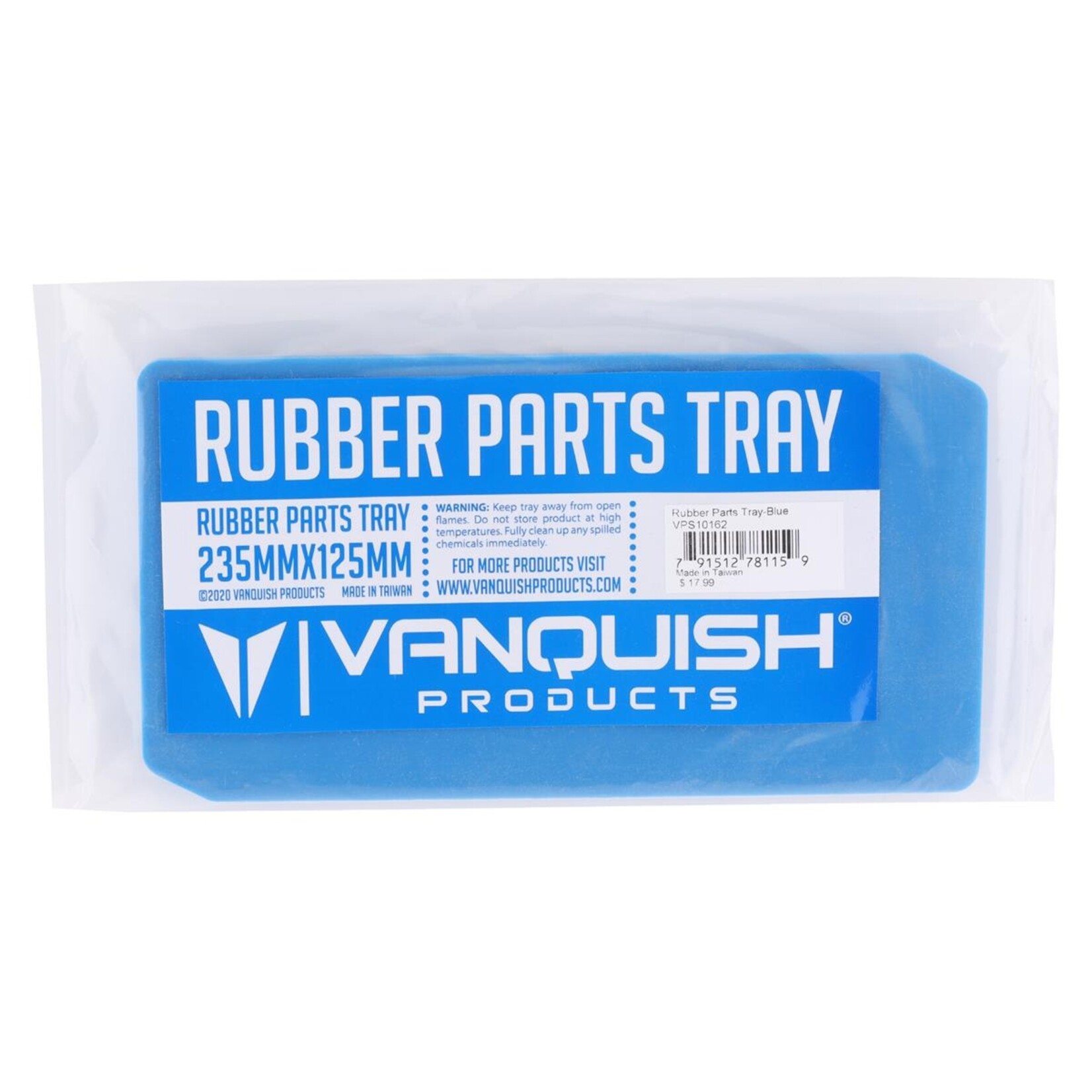 Vanquish Products #VPS10162 Vanquish Products Rubber Parts Tray (Blue)