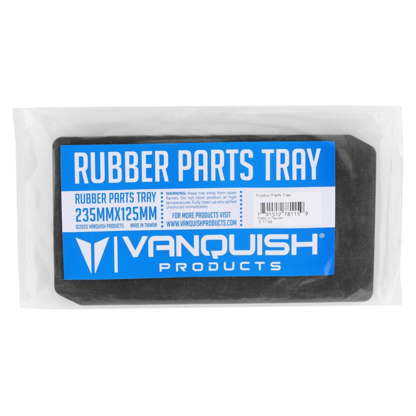 Vanquish Products #VPS10160 Vanquish Products Rubber Parts Tray (Black)