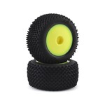 Losi #LOS41009 Losi Mini-T 2.0 Step Pin Pre-Mounted Rear Tires (Yellow) (2)