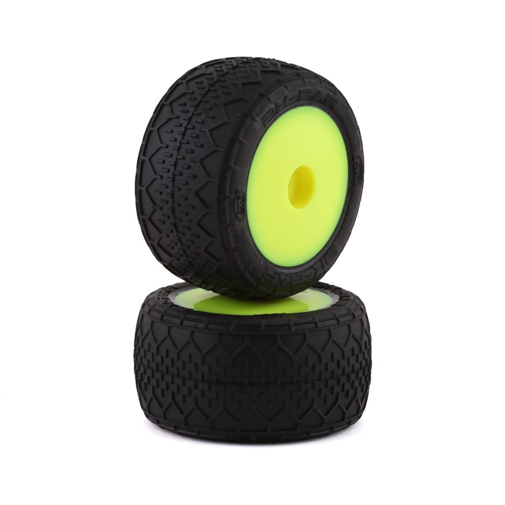 Losi #LOS41008 Losi Mini-T 2.0 BK Bar Pre-Mounted Tires (Yellow) (2)