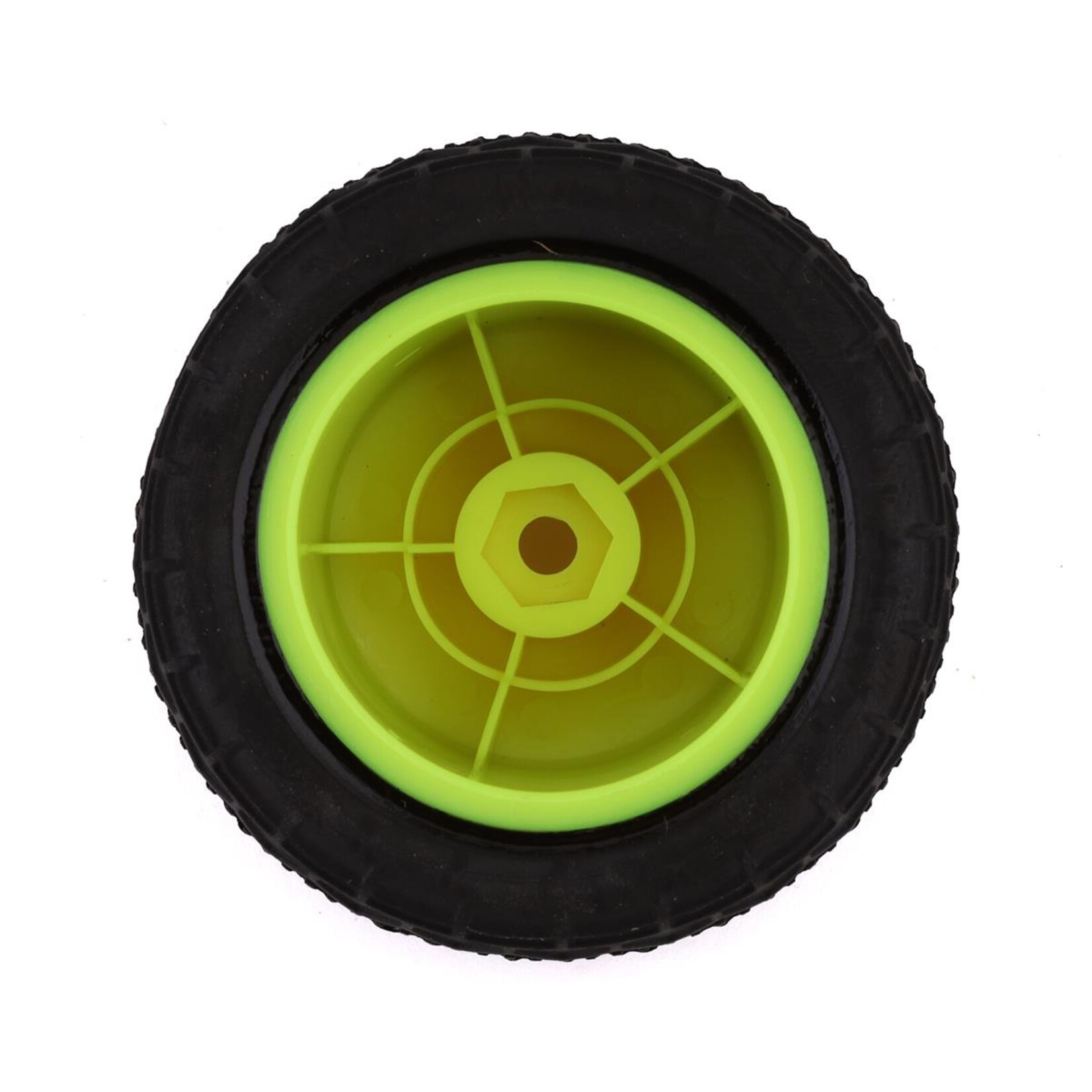 Losi #LOS41008 Losi Mini-T 2.0 BK Bar Pre-Mounted Tires (Yellow) (2)