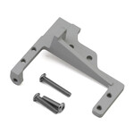 Vanquish Products #VPS08654 Vanquish Products F10 BTA Aluminum On Axle Servo Mount (Clear Anodized)
