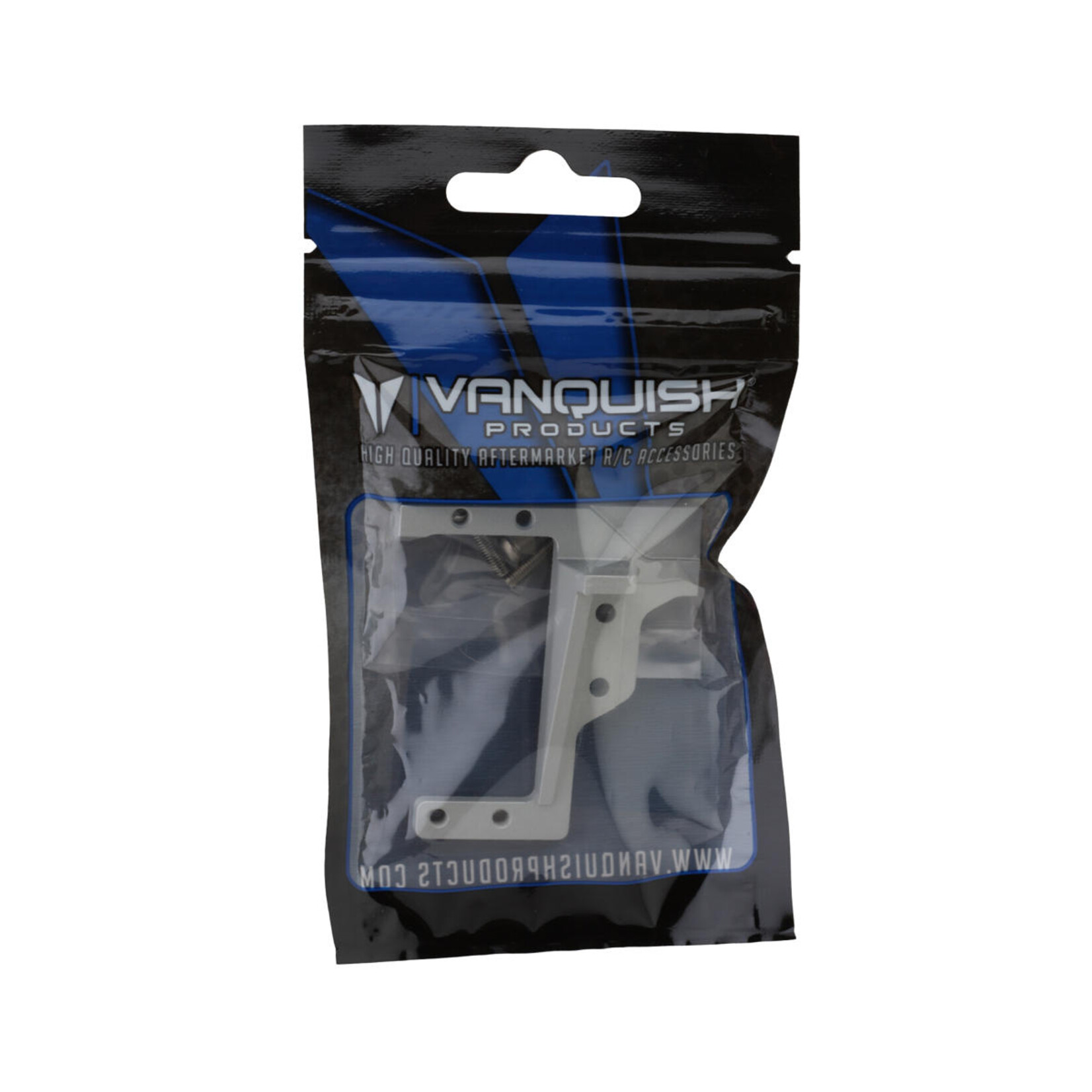 Vanquish Products #VPS08654 Vanquish Products F10 BTA Aluminum On Axle Servo Mount (Clear Anodized)