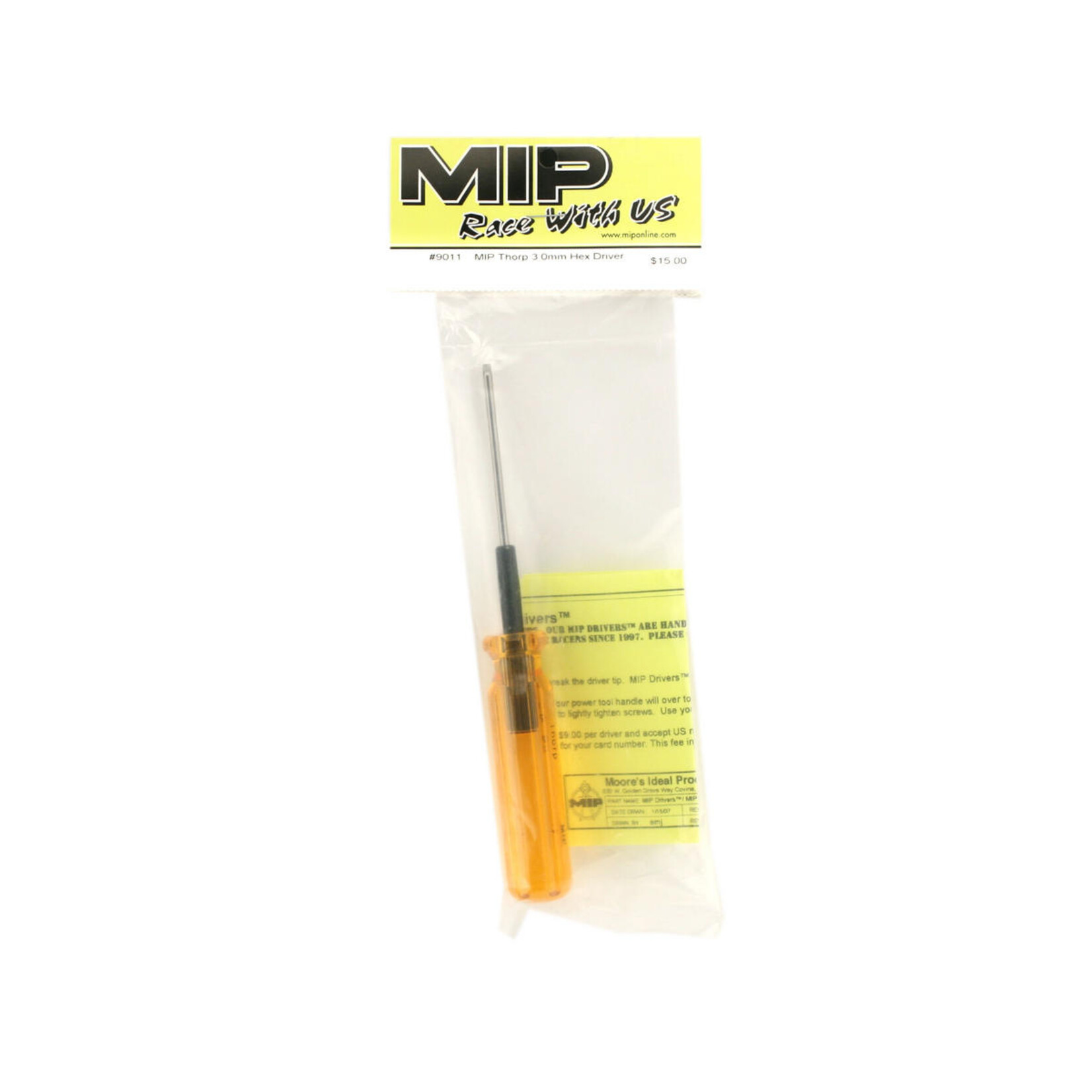MIP MIP Thorp Hex Driver (3.0mm) #9011