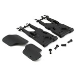 TLR Team Losi Racing 8IGHT-X Rear Arm Set w/Mud Guards (2) #TLR244038