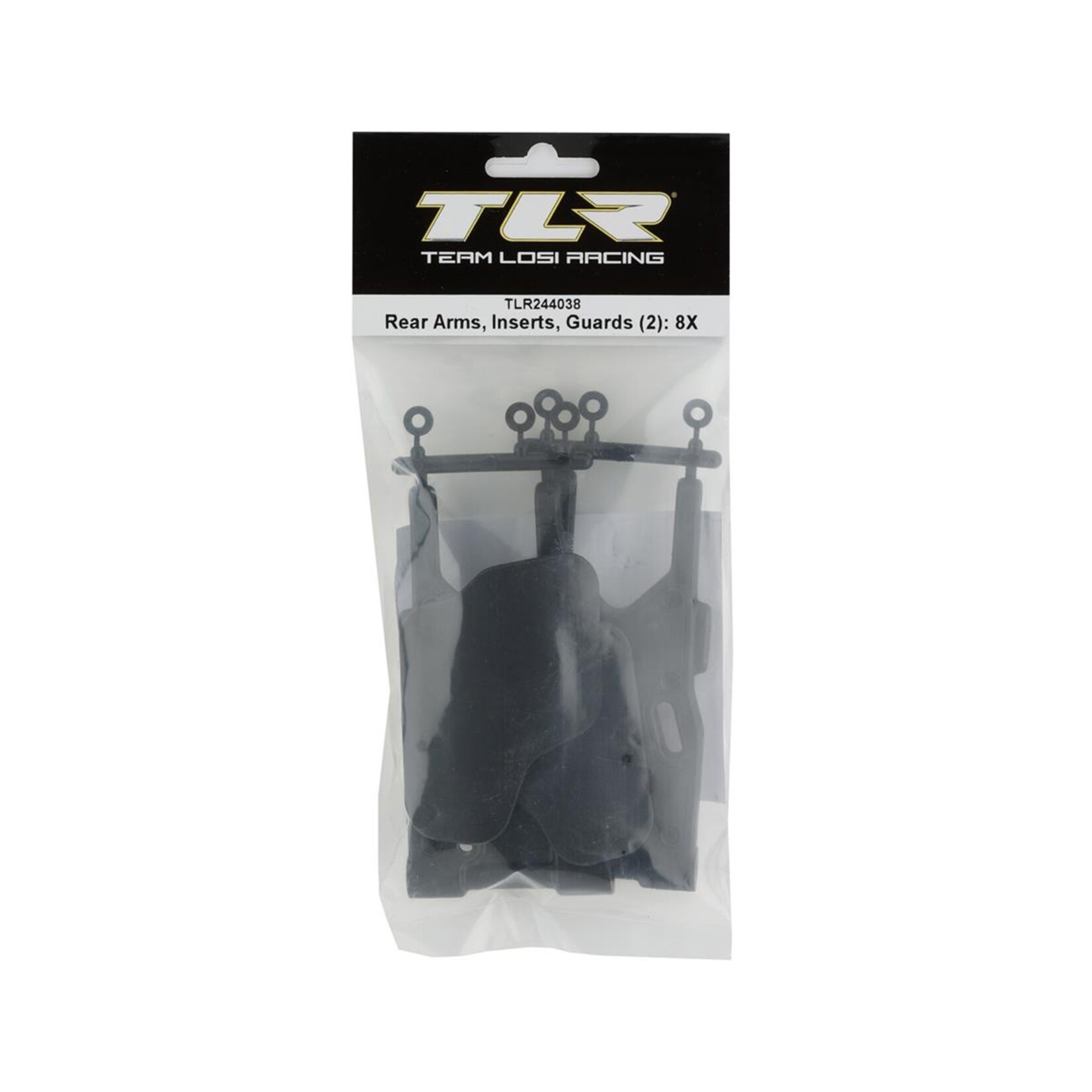 TLR Team Losi Racing 8IGHT-X Rear Arm Set w/Mud Guards (2) #TLR244038