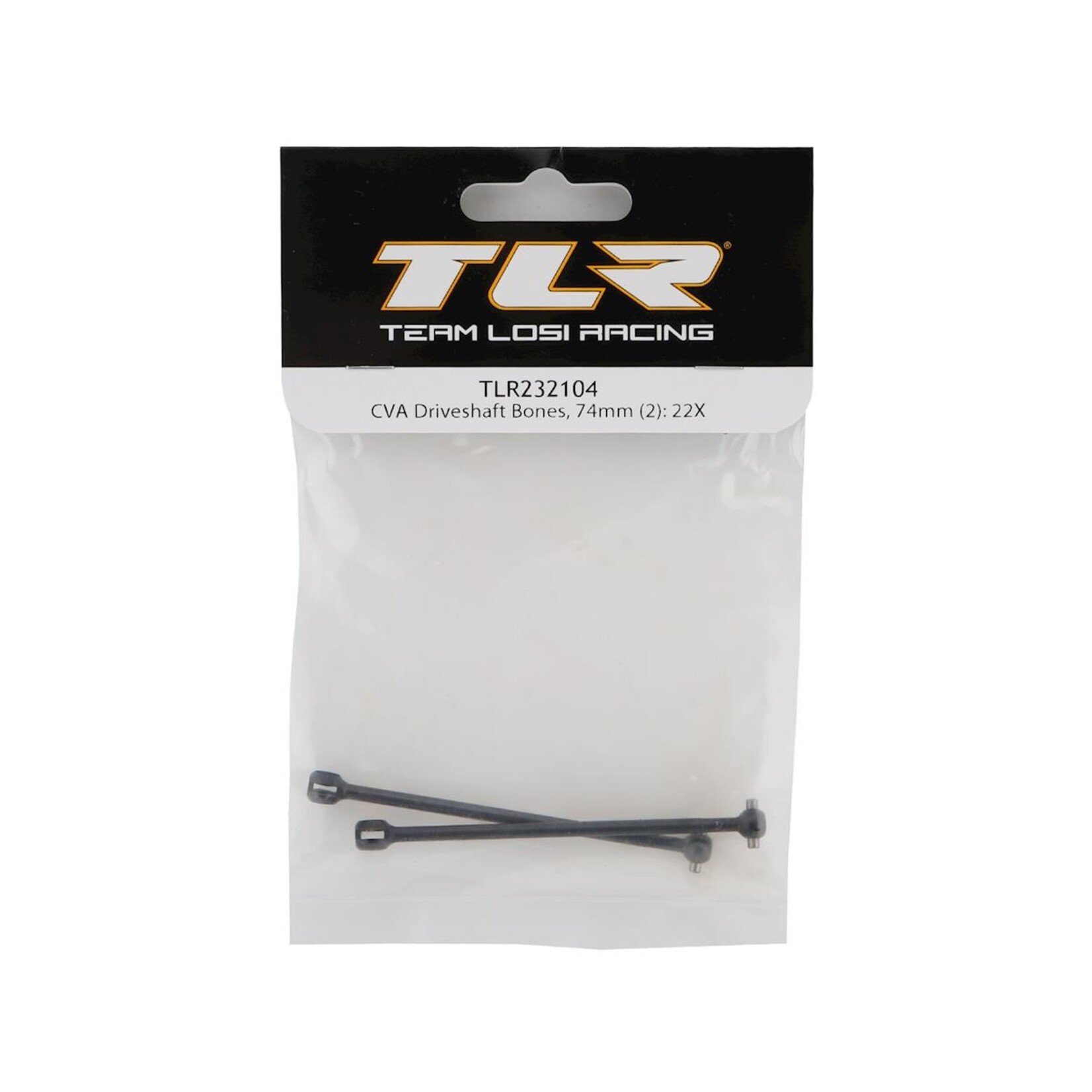 TLR Team Losi Racing 22X-4 74mm CVA Driveshaft Bones (2) #TLR232104