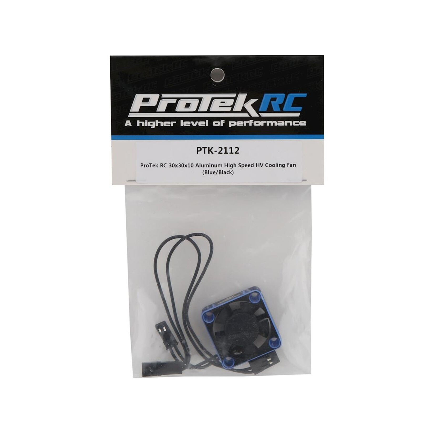 ProTek RC #PTK-2112 ProTek RC 30x30x10mm Aluminum High Speed HV Cooling Fan (Blue/Black)