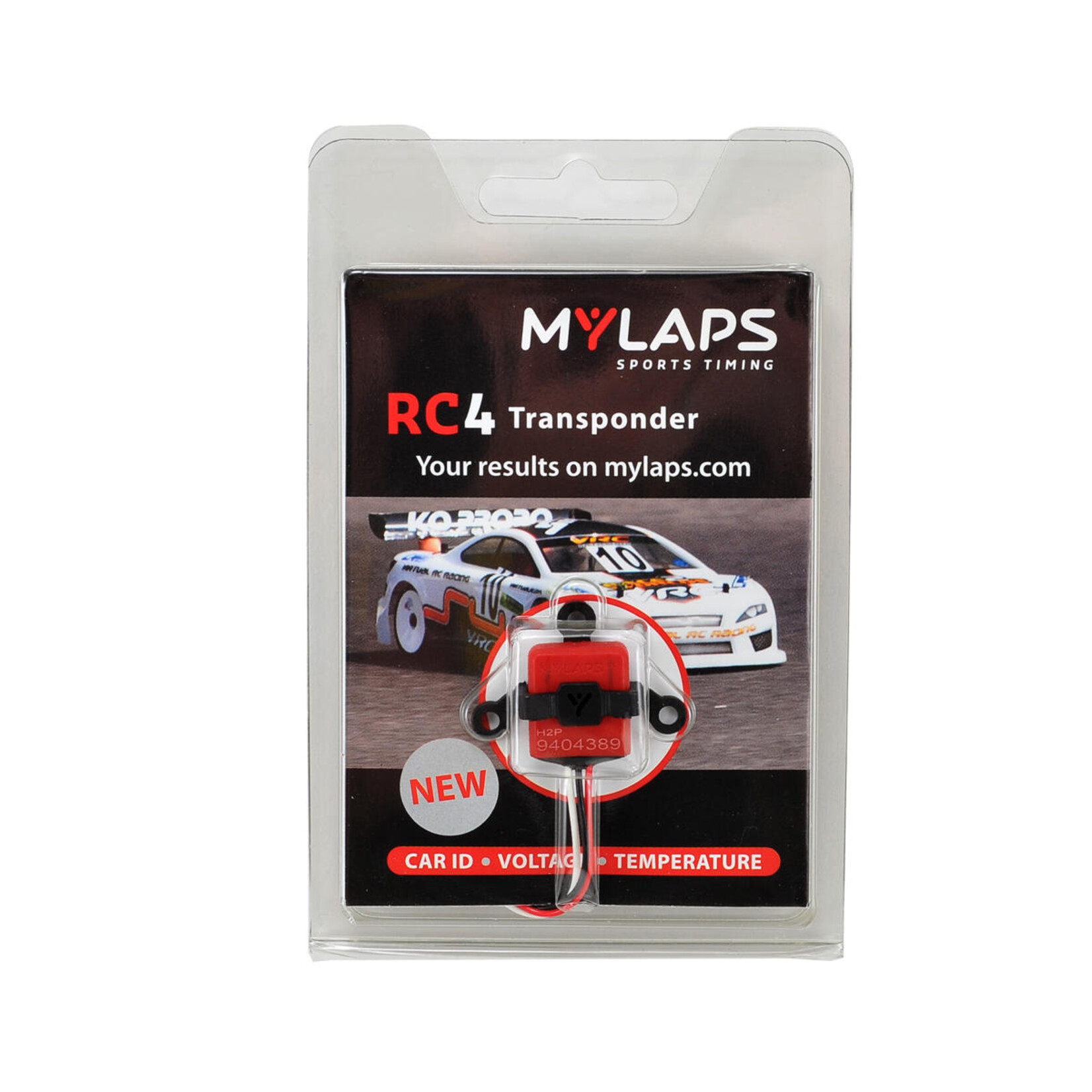 MYLAPS #10R120  (Red) MYLAPS RC4 "3-Wire" Direct Powered Personal Transponder