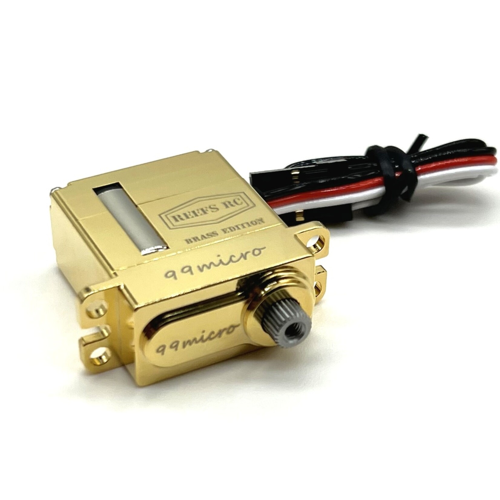 Reefs RC #REEFS162 Reefs RC 99micro High Torque/Speed Metal Gear Digital Micro Servo (High Voltage) (Brass Edition)