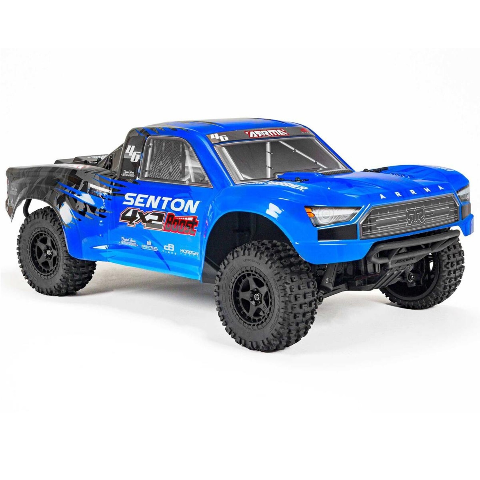 ARRMA #ARA4103V4T2  Arrma Senton 4X2 BOOST 1/10 Electric RTR Short Course Truck (Blue) w/SLT2 2.4GHz Radio