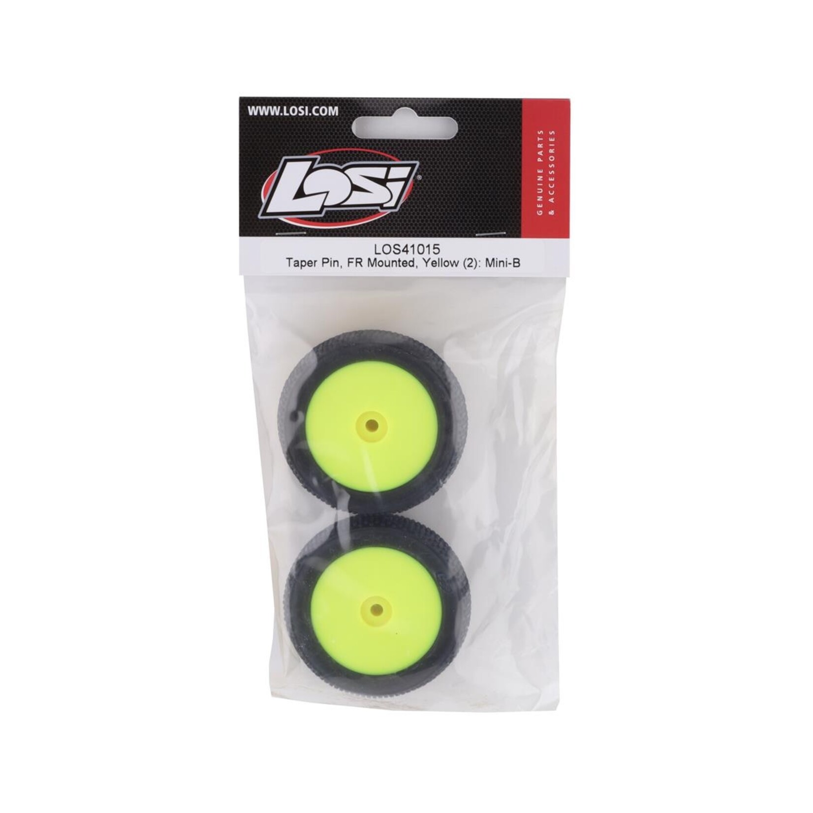 Losi #LOS41015 osi Mini-B Front Pre-Mounted Taper Pin (Yellow) (2)