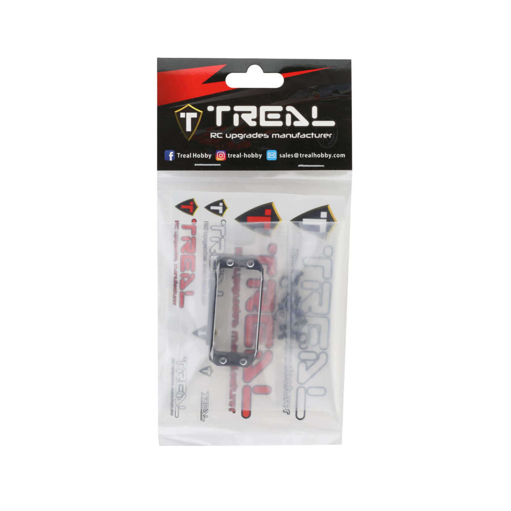 Treal #X002EOGW7L Treal Hobby Axial Capra CNC Aluminum Servo Mount (Black)