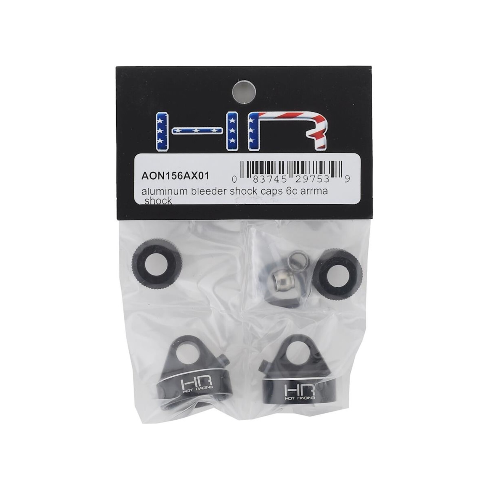 Hot Racing #AON156AX01 Hot Racing Arrma Limitless Aluminum Bleeder Shock Caps (2)