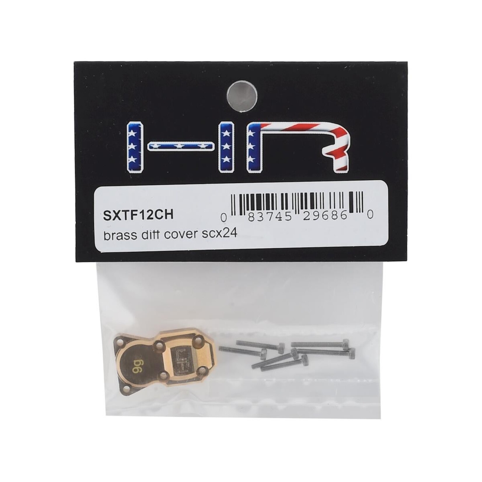 Hot Racing #SXTF12CH Hot Racing Axial SCX24 Brass Differential Cover (9g)