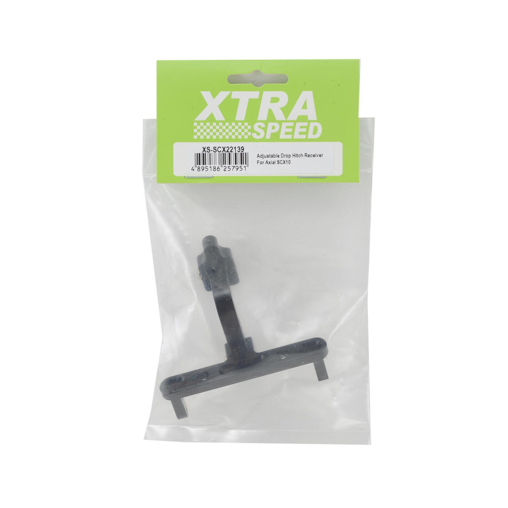 Xtra Speed Xtra Speed SCX10 Adjustable Drop Hitch Receiver #XS-SCX22139