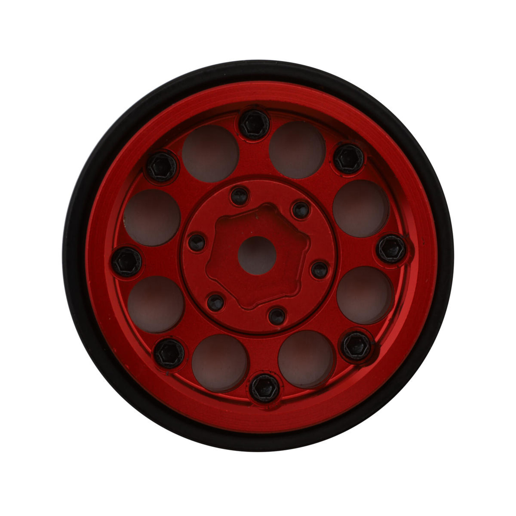 Treal Treal Hobby 1.0" 8-Hole Beadlock Wheels (Red) (4) (22g) #X002P8TVPB