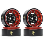 Treal Treal Hobby Type F 1.0" Deep Dish Beadlock Wheels (Red) #X003Z3JITT