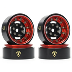 Treal #X003Z3JITT Treal Hobby Type F 1.0" Deep Dish Beadlock Wheels (Red)