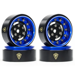 Treal Treal Hobby Type F 1.0" Deep Dish Beadlock Wheels (Blue) #X003Z3JITJ