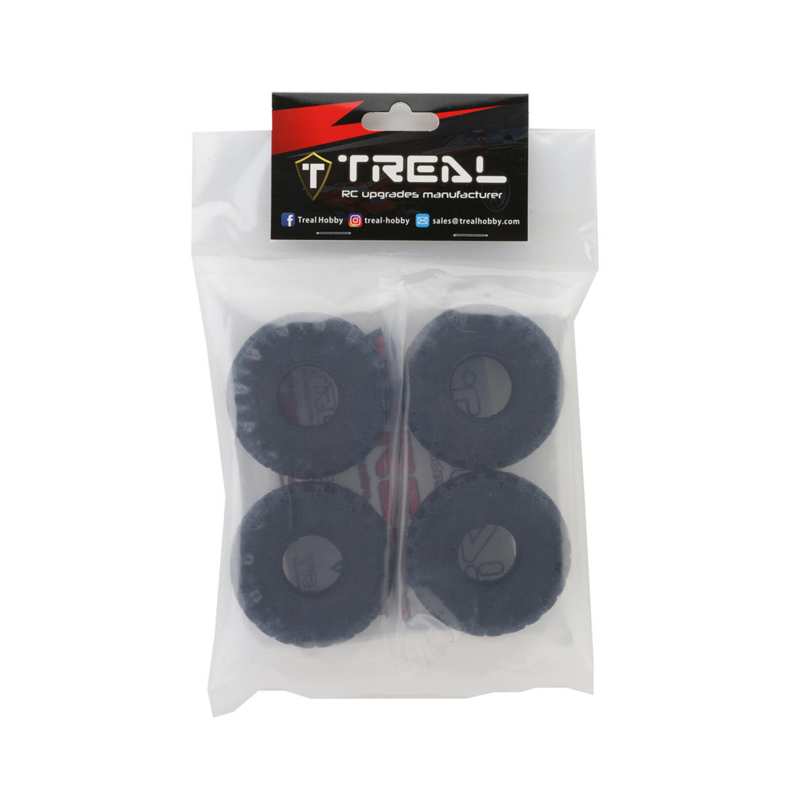 Treal #X003V596Q1 Treal Hobby Trailburner 1.0" Micro Crawler Tires (4)