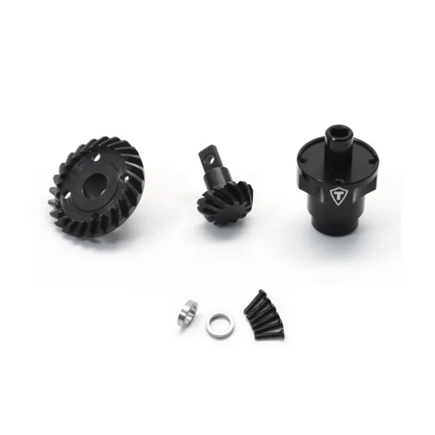 Treal Treal Hobby FCX24 Hardened Steel Ring & Pinion Gear Set w/Spool Locker #X003KO4LSV