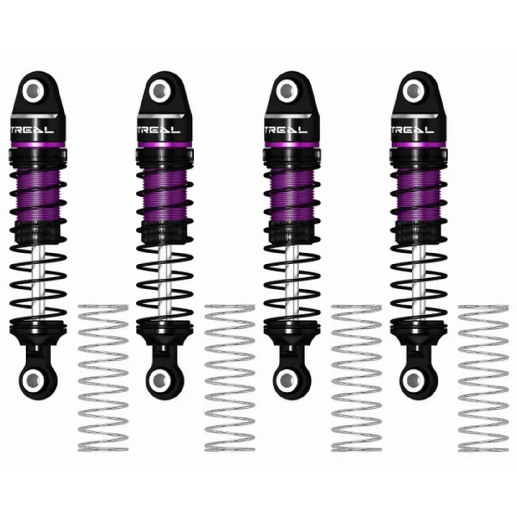 Treal #X003UW1235 Treal Hobby 1/18 TRX-4M Crawler Shocks (Purple)