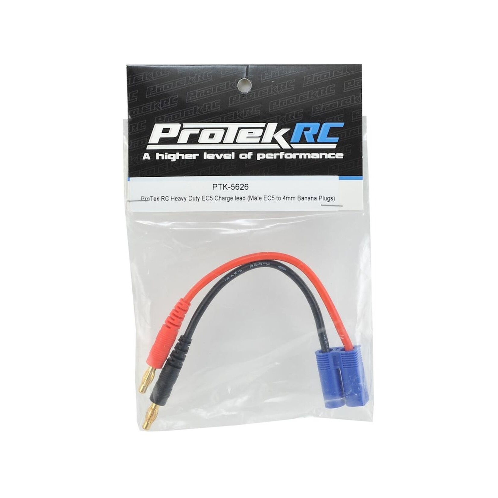 ProTek RC #PTK-5626 ProTek RC Heavy Duty EC5 Charge Lead (Male EC5 to 4mm Banana Plugs)