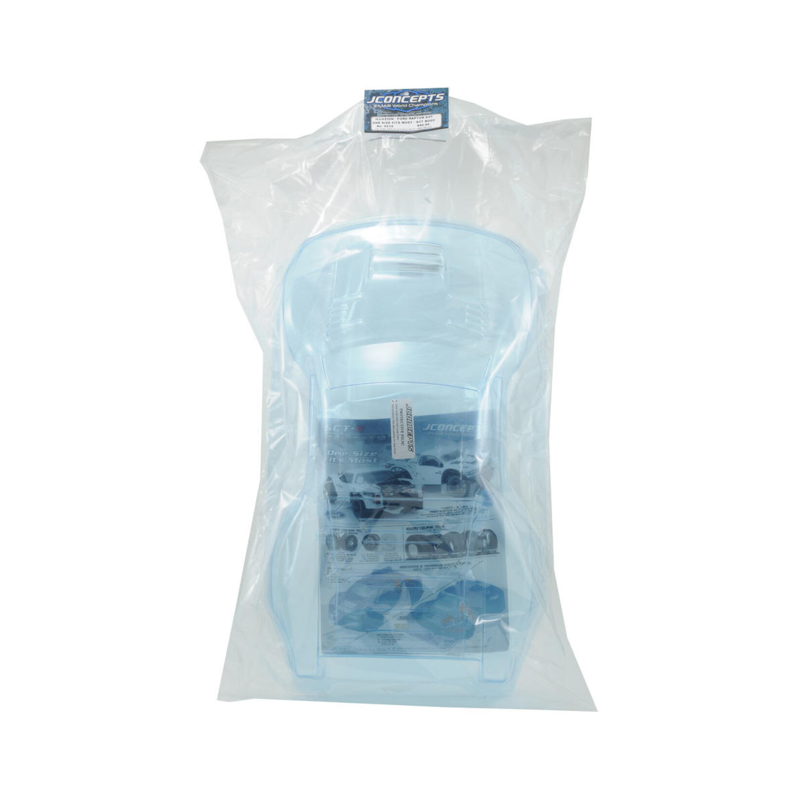 JConcepts #0215 JConcepts Illuzion "Ford Raptor SVT SCT-R" Body (Clear) (One Size Fits Most)