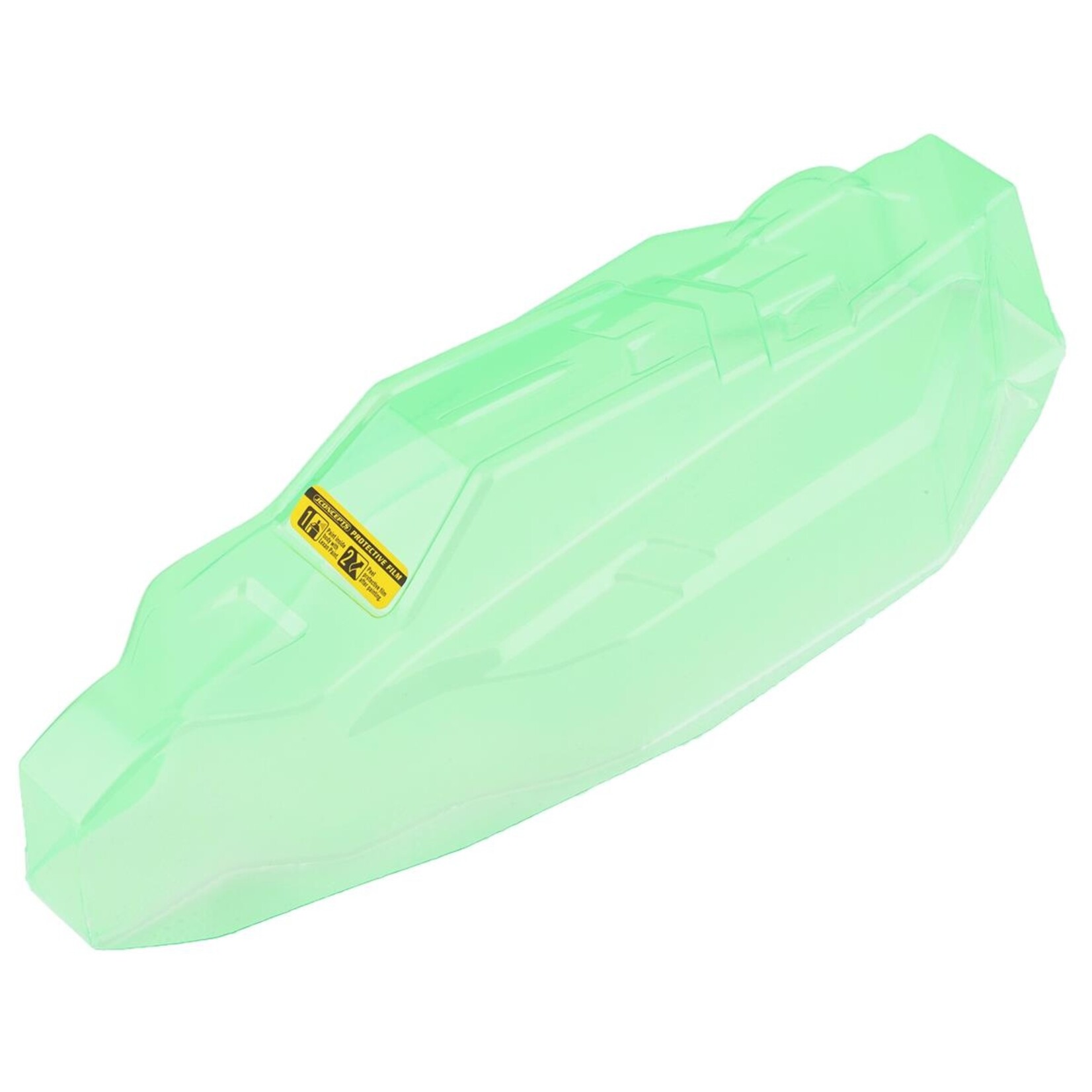 JConcepts #0475L JConcepts RC10 B6.4/B6.4D "F2" Body w/Carpet Wing (Clear) (Lightweight)