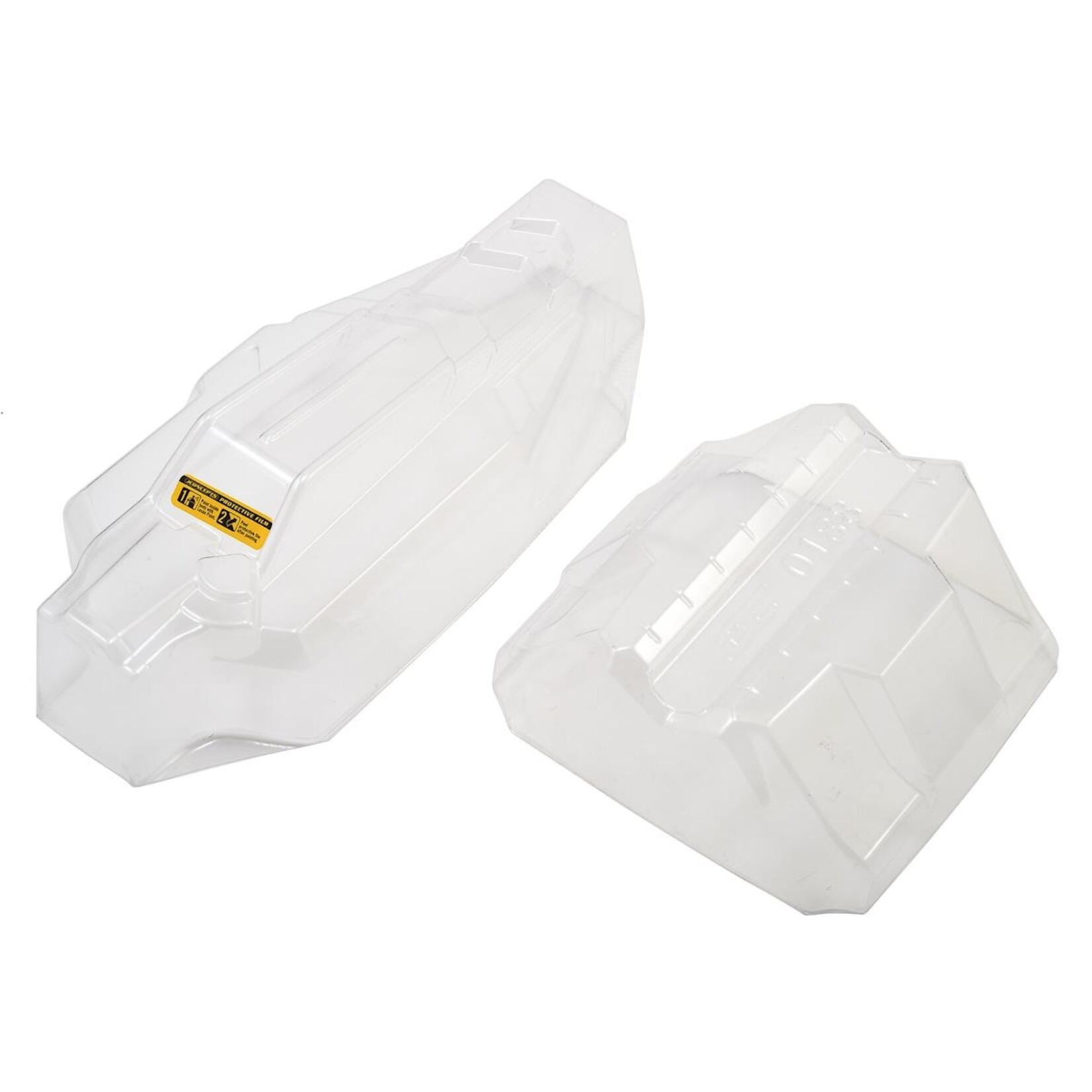 JConcepts #0354 JConcepts Tekno EB410 "F2" 4WD Buggy Body w/6.5" Aero Wing (Clear)